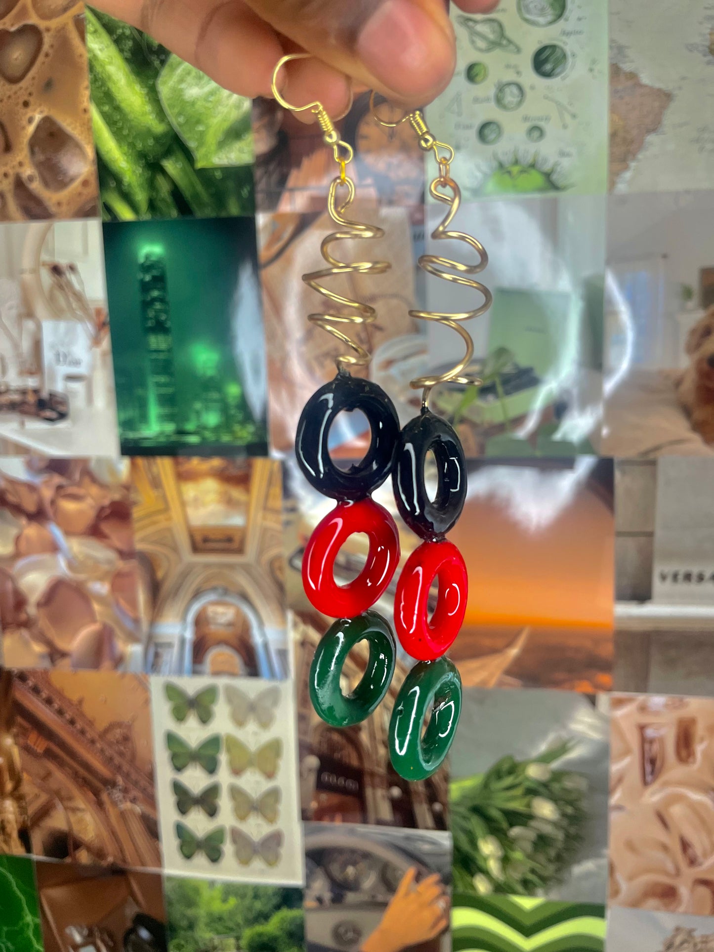 Through Smaller Hoops Earrings