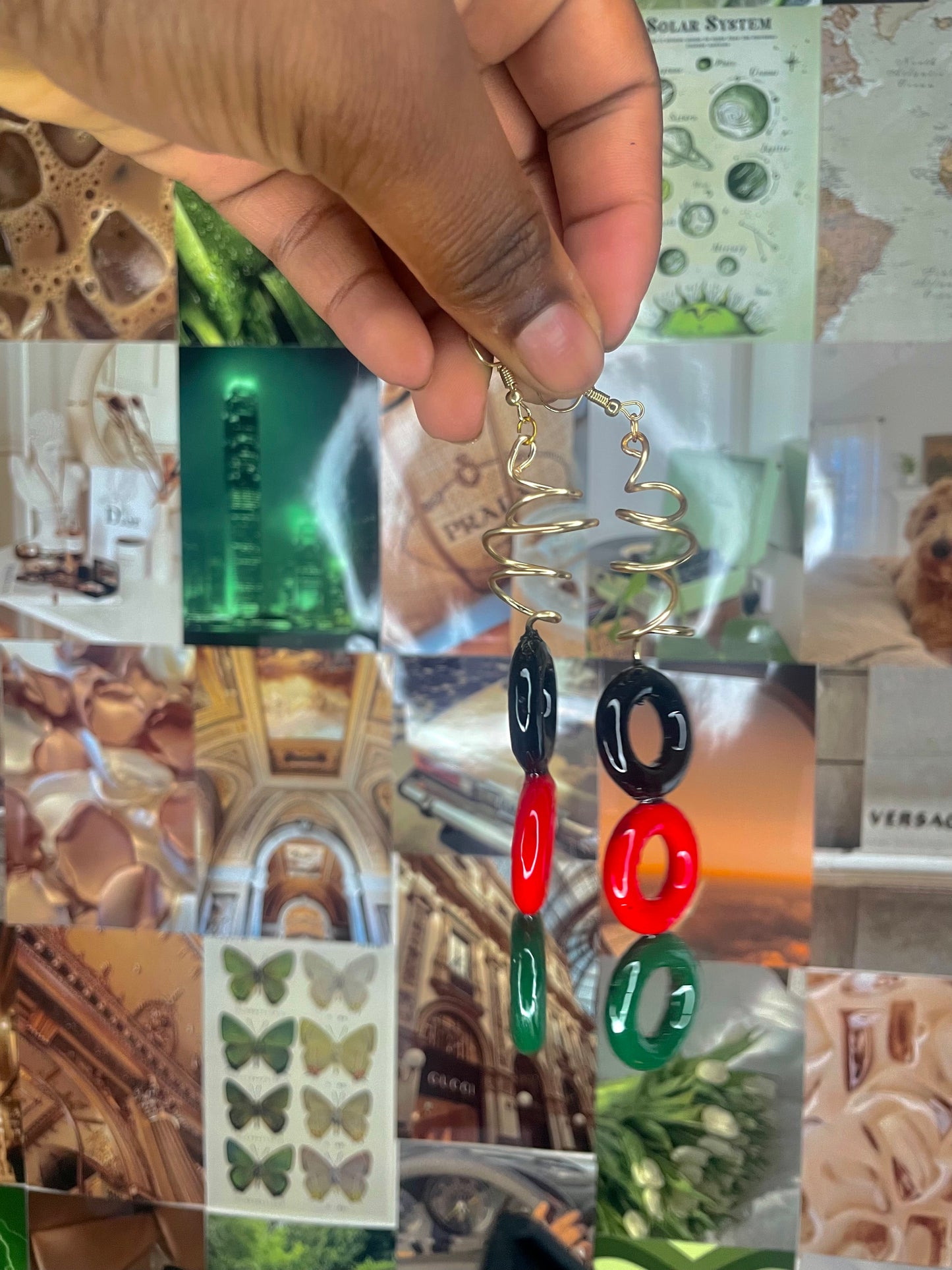 Through Smaller Hoops Earrings