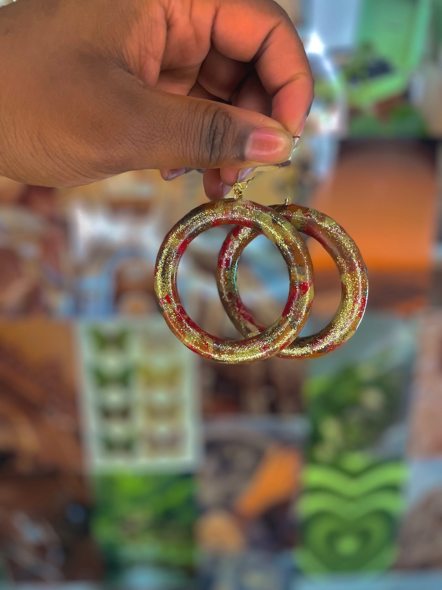 Ring Of Fire Earrings