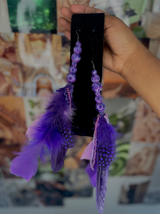 Purple Drought Earrings