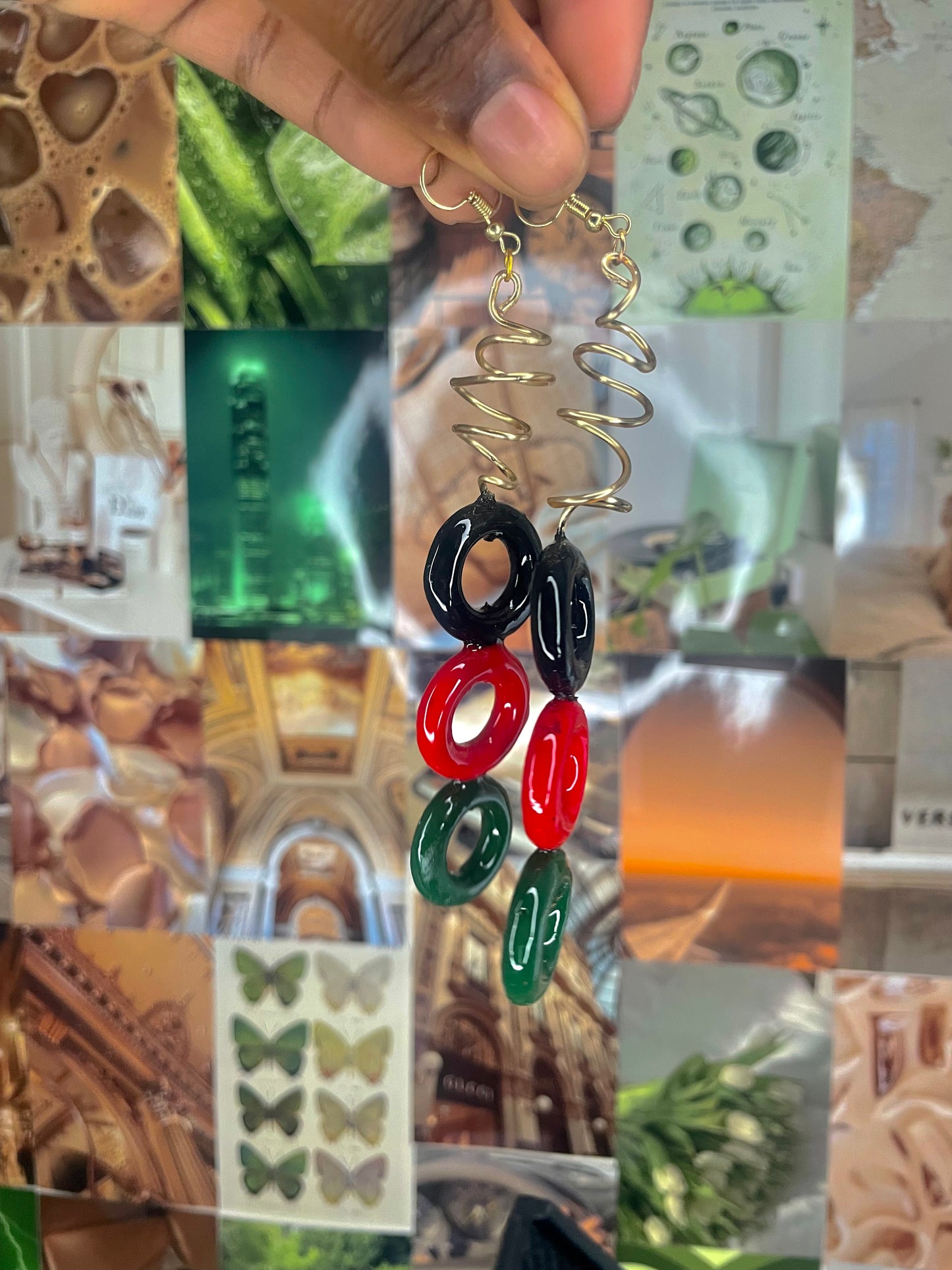 Through Smaller Hoops Earrings