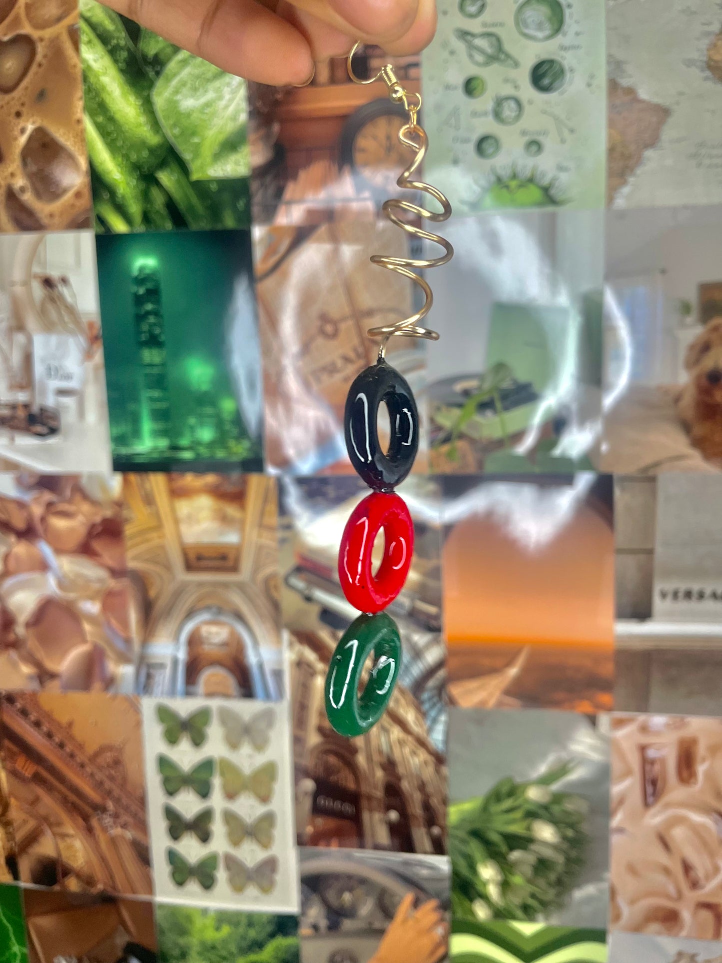 Through Smaller Hoops Earrings